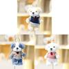 Soft Plush Dog Pendant With Sweater For Girls Bag Charm And Holiday Gift