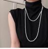Irregular Long Pearl Necklace French Light Luxury Temperament Sweater Chain Niche Simple High Sense Necklace Women