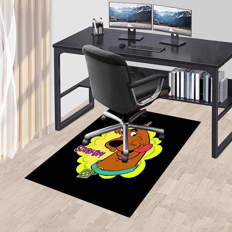 1pc Scoobydoo Mystery Night Carpet for Playroom Bedroom Living Room Sofa Home Decor,kids Game Area Rug Non-slip Floor Mat Y826115
