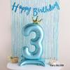Pink Crown Number Balloon Decorations for Girl's First Birthday