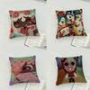 Cosmo Vee Case Plush Fabric Soft Pillowcase Double Sided Print Cushion Cover Household Gifts