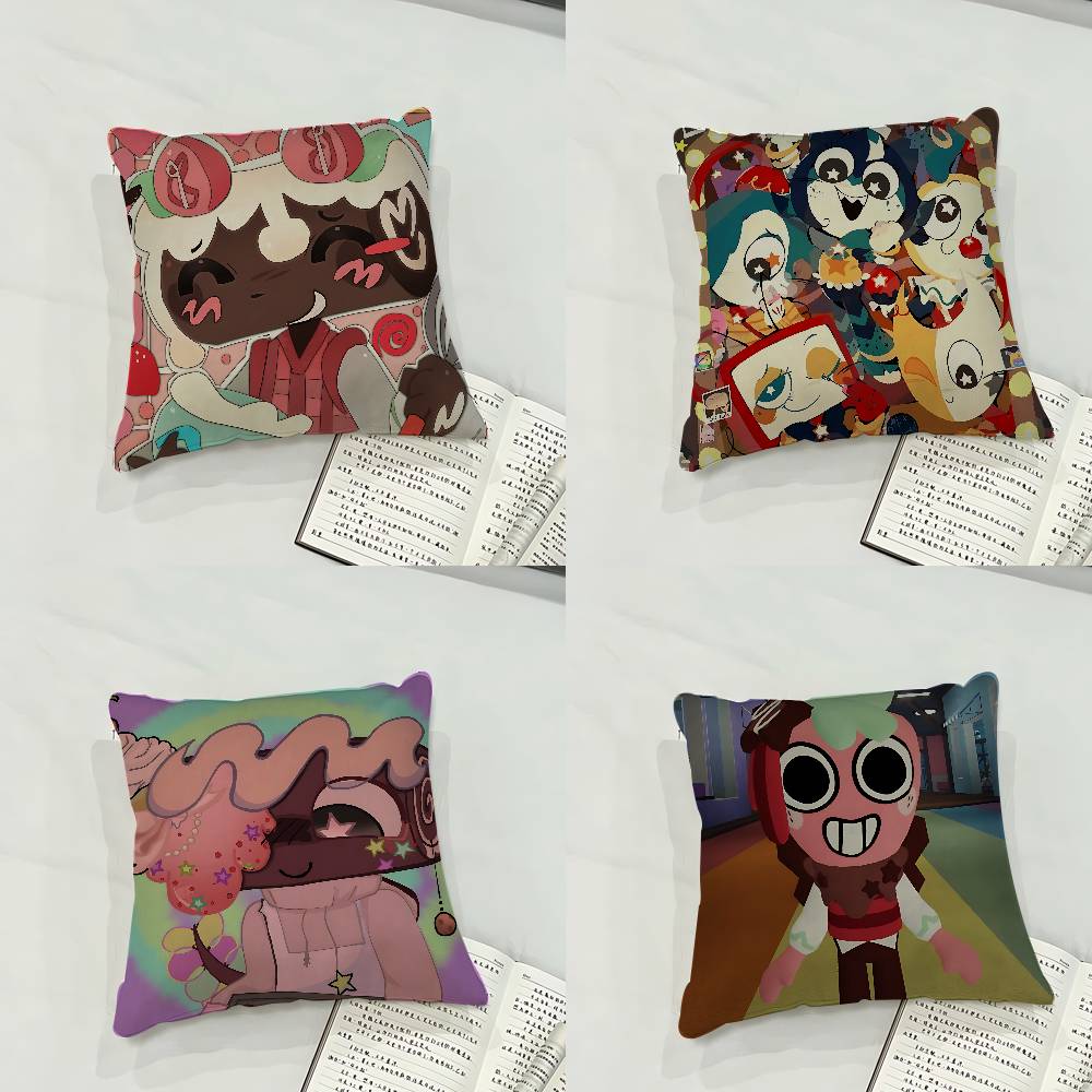 Cosmo Vee Case Plush Fabric Soft Pillowcase Double Sided Print Cushion Cover Household Gifts
