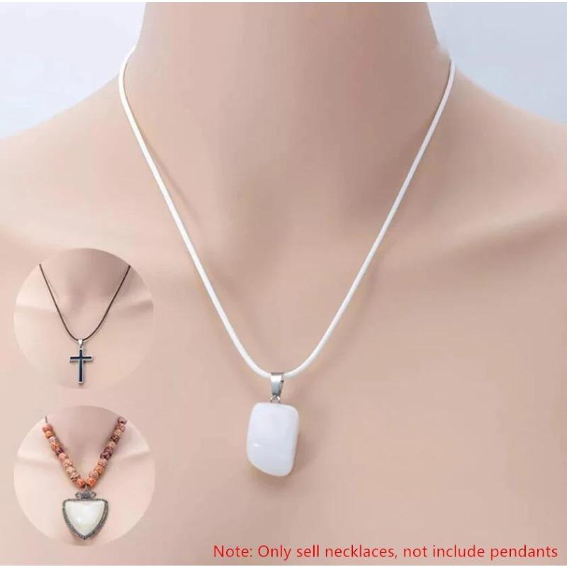 10 Pcs/lot Dia 1.5mm Real Leather Cord Necklace With Clasp Adjustable Braided Rope For Jewelry Making DIY Necklace Bracelet