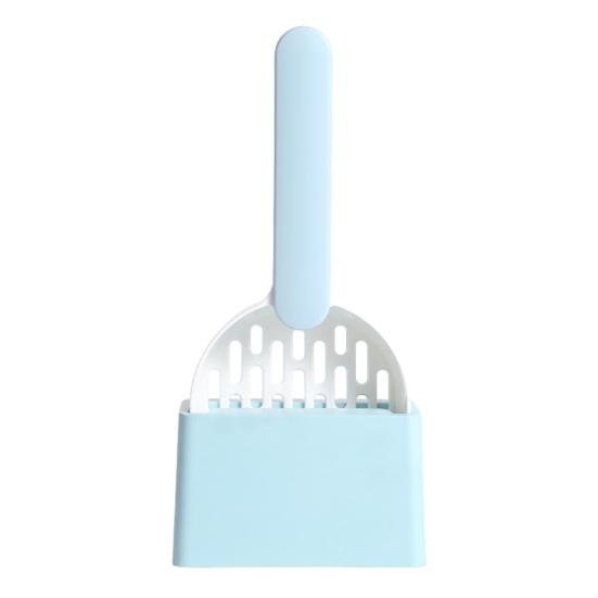 Cat Litter Shovel with Holder Cat Poop Scoop Sifting Shovel with Base Easy Clean