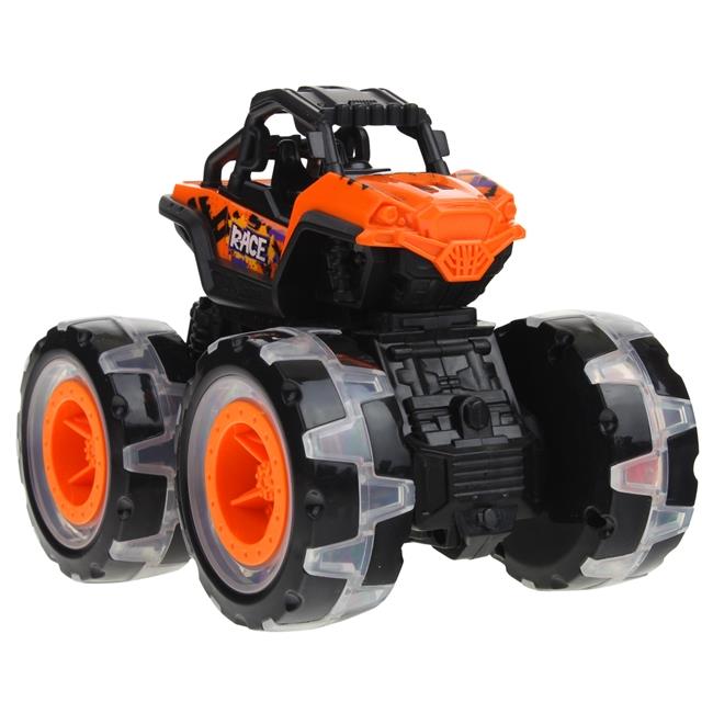 Monster Truck Off-Road Car Jeep Auto Off Road Sound Light Orange