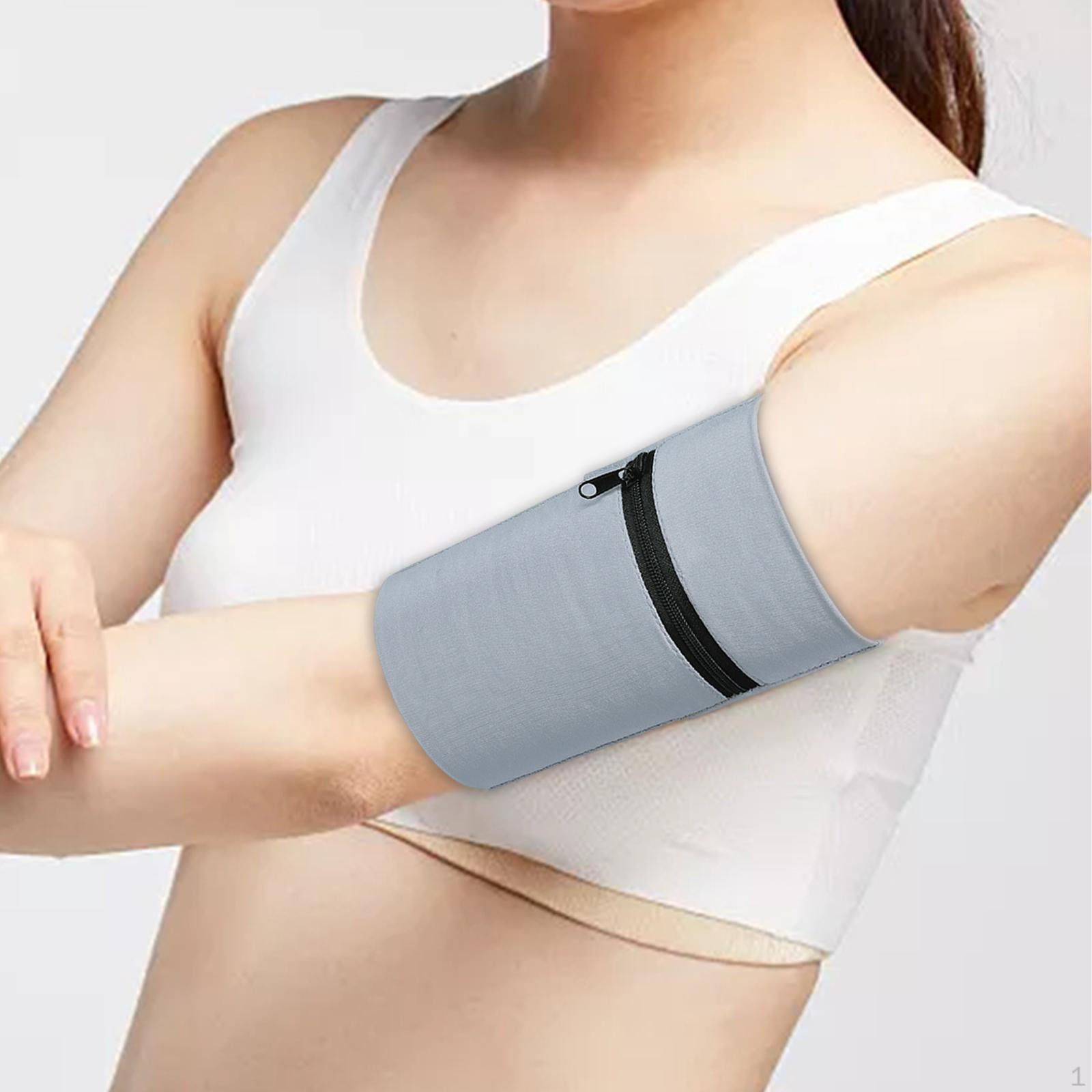 

Дышащая повязка на руку для бега, сумка, кошелек, чехол на молнии