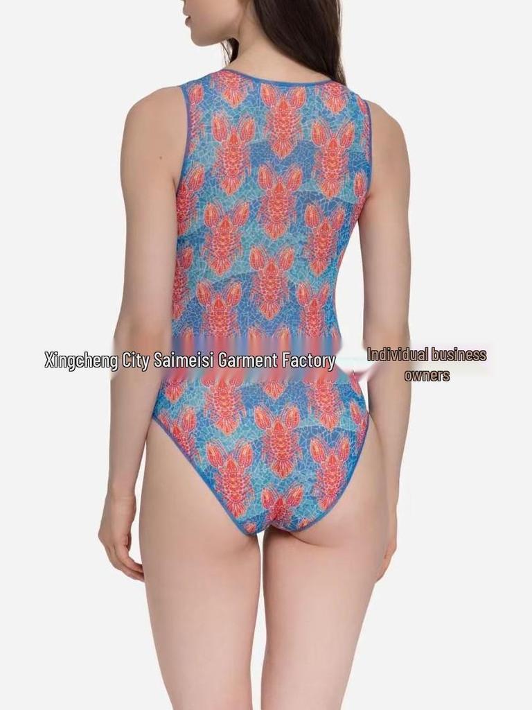 Women's European & American One-Piece Swimsuit for Seaside & Beach