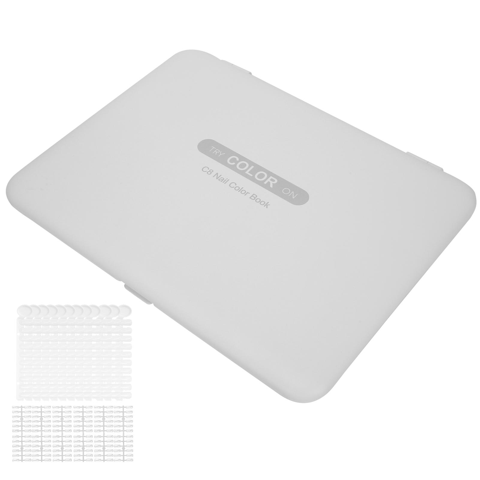 

Демонстрационная книга с гель-лаками для ногтей, съемная цветная демонстрационная книга со сменными насадками для маникюрного салона