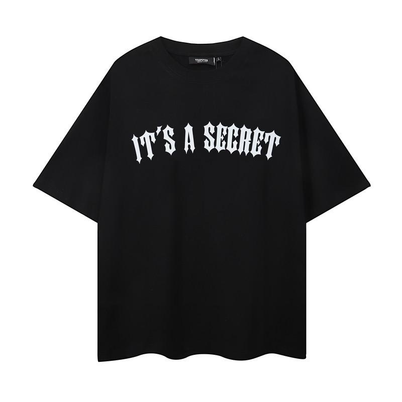 Summer new letter print loose men s and women s short-sleeved T-shirt S