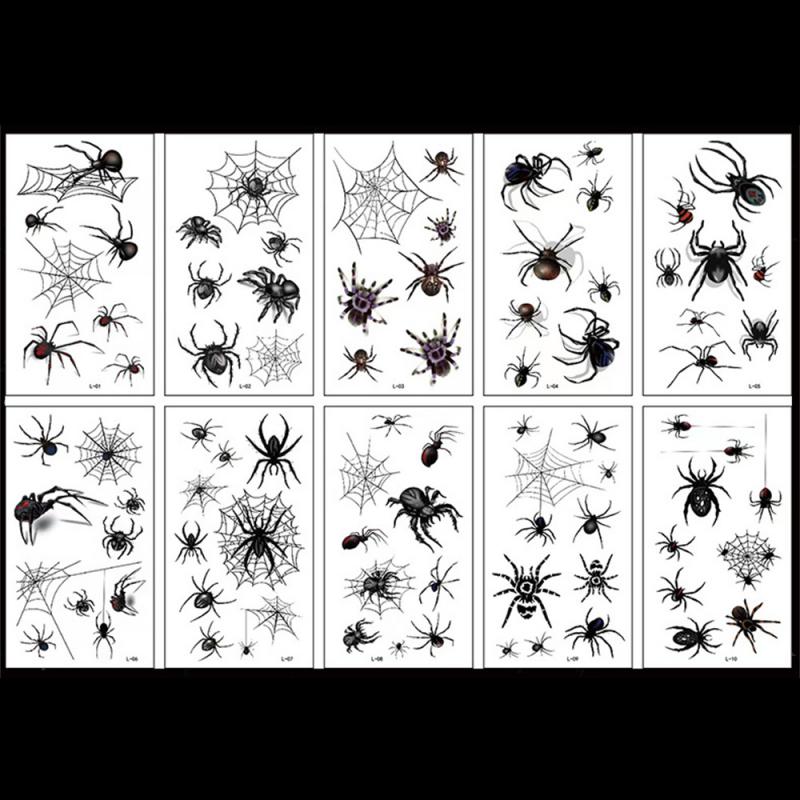 

Sticker Anti-scratch Not Easy To Fall Off Clear Horror Stickers Waterproof Environmental Protection No Odor Disposable Stickers 12X68 Ten Sheets