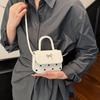 Süße Mädchen Mini-Tasche neue süße gepunktete tragbare kleine quadratische Tasche trendige Umhängetasche