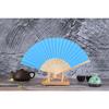 1 Peça Ventilador de Dança de Mão Estilo Chinês Padrão Personalizado Ventilador Dobrável de Bambu Ventilador de Mão para Casamento Ventilador de Flor de Bambu