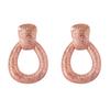 Simple Fashion Cold Wind Versatile Alloy Hollow Geometric Exaggerated Earrings Elegant Daily Accessories Earrings
