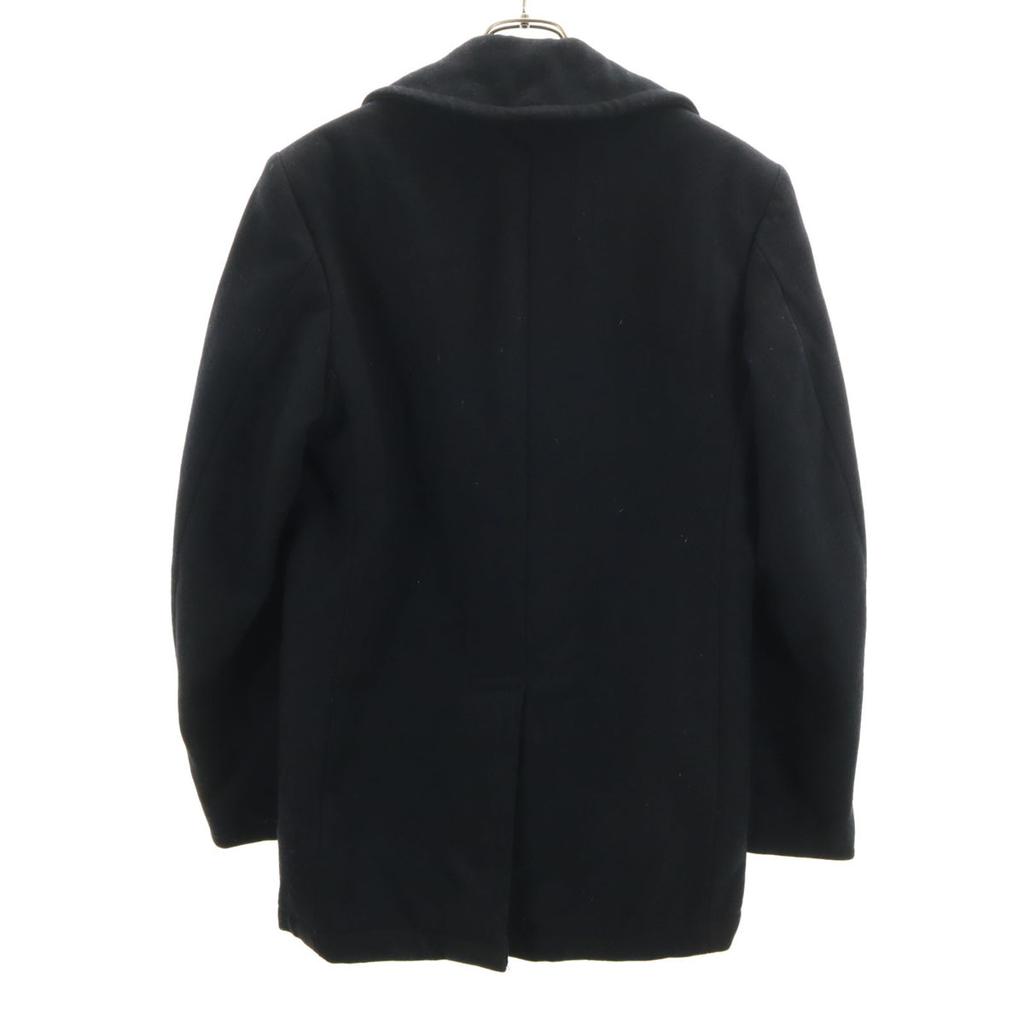 US NAVY 80s 100% wool vintage item made by VI-MIL, INC. pea coat 34R Men's Used