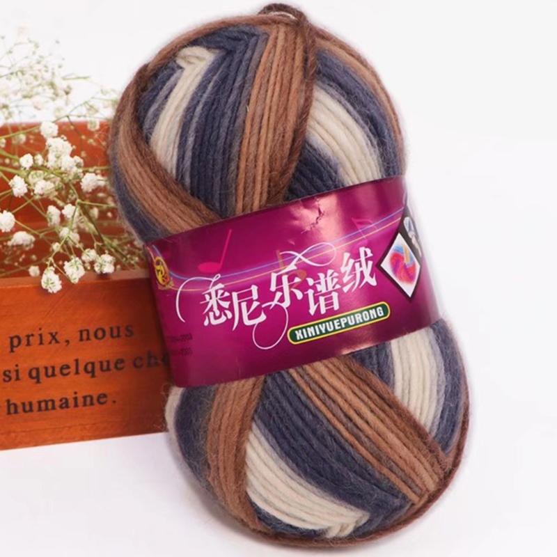 Rainbow Wool Yarn Bundle for Crafting Create Beautiful Scarves, Hats, and More