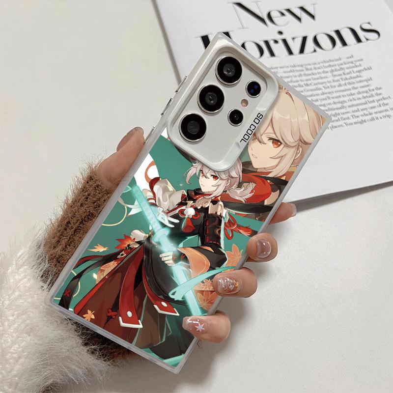 Genshin Impact Anime Soft Phone Case for Samsung Galaxy S24 S25 FE S26 Edge S23 Ultra S22 Plus S21 + Shockproof Cover Back Shell