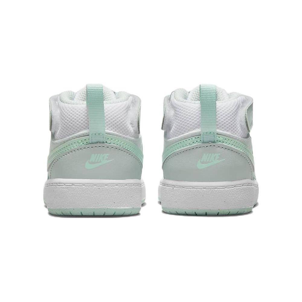 Nowe buty deskorolkowe Nike Mid 2 antypoślizgowe, odporne na ścieranie, z cholewką do połowy łydki, miętowo-zielone, dla niemowląt i małych dzieci CD7784-011