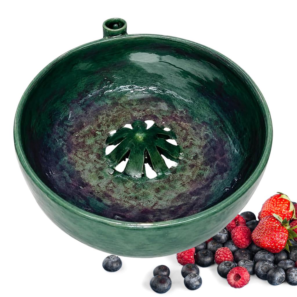 Scolapasta Decorativo per Lavare la Frutta Riutilizzabile Lavabacche da Cucina Ciotola da Cucina per Frutti di Bosco Frutta e Display da Bancone