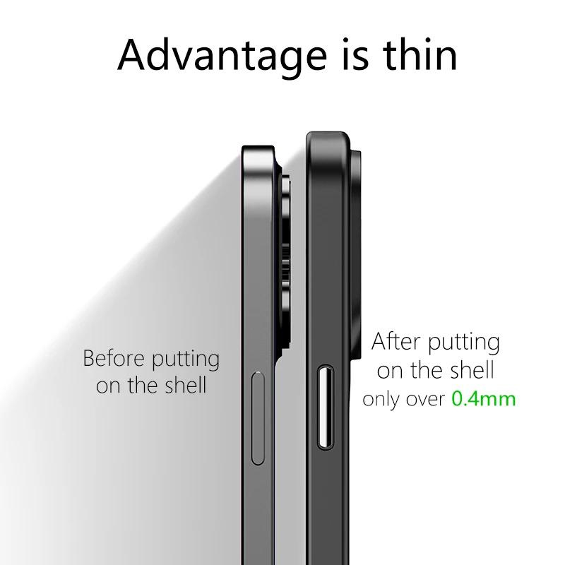 Cover Magnetico in Fibra Aramidica Kevlar Per iPhone 16promax 16 15 14 13 Pro Max 16 15 14 Plus Anti-Caduta Anti-Impronta Custodia Magsafe