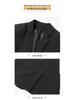 Korean Trendy Black Suit Set for Men: Stylish, Handsome, Slightly Mature Formal Wear