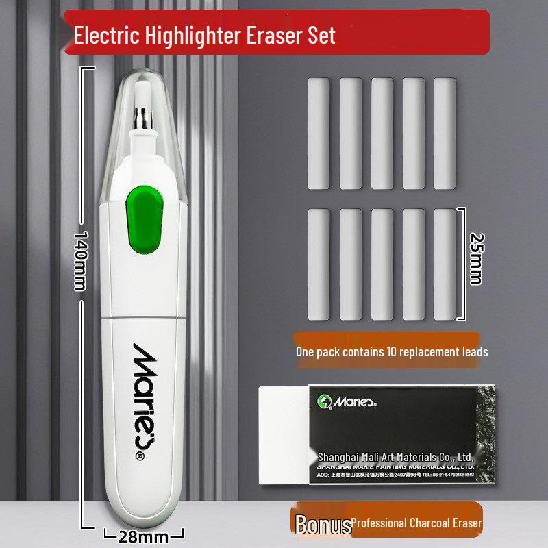 Automatic Clickable Eraser Pen for Sketching, Highlighting & Student Use