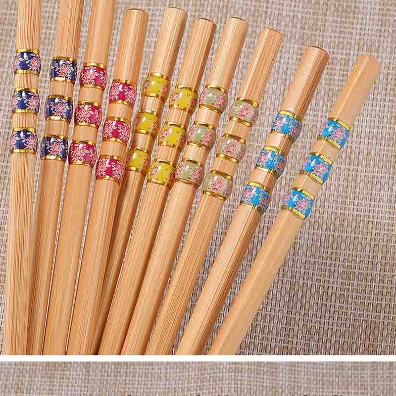 Chopsticks Do Not Go Mouldy At Home One Person One Chopstick At Home New High-end Anti Mildew and Anti-skid Bamboo Chopsticks
