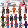 Minifigures Set Marvel Super Heroes Spider Man Far From Home Building Blocks Toys for Children