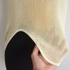 Summer New round Neck Hem Design Irregular Fashion Linen Sleeveless Knit Women's Vest Top Tide
