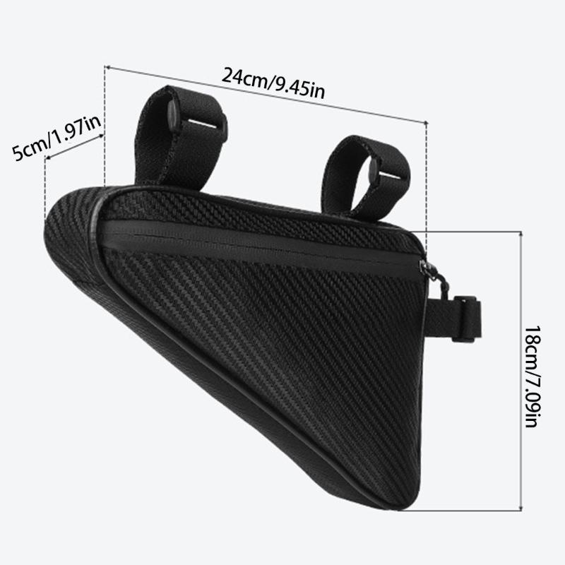 Road Bikes Front Frame Bag Waterproofs Bicycles Frame Bag Bicycles Front Top Tube Bag Triangular Storage Pouches