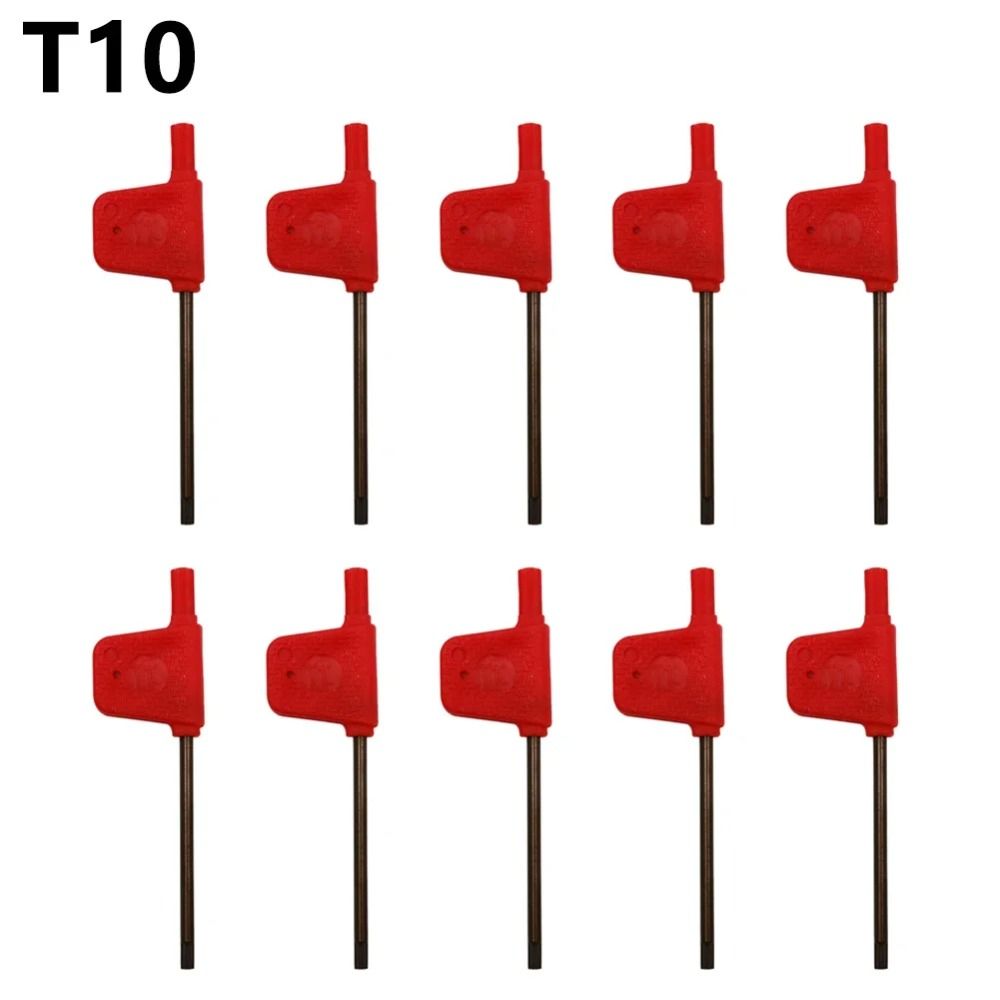 10Pcs Power Tool Torx Screw Spanner T5 T6 T7 T8 T9 T15 T20 T Wrench New Torx Screwdriver Wrench