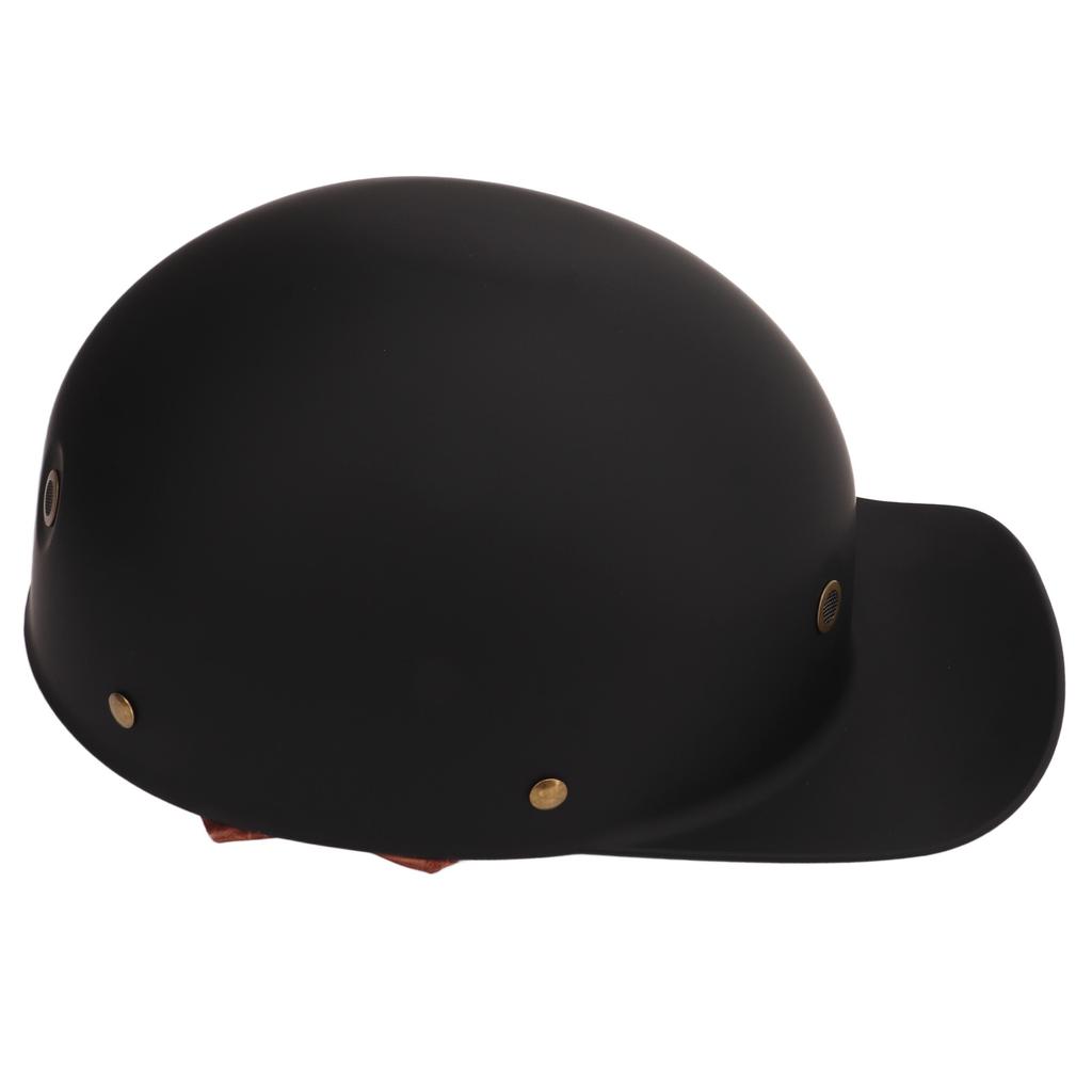 Vintage Open Face Motorcycle Helmet Retro Baseball Cap Half Helmets Men Women for Cruiser Scooter