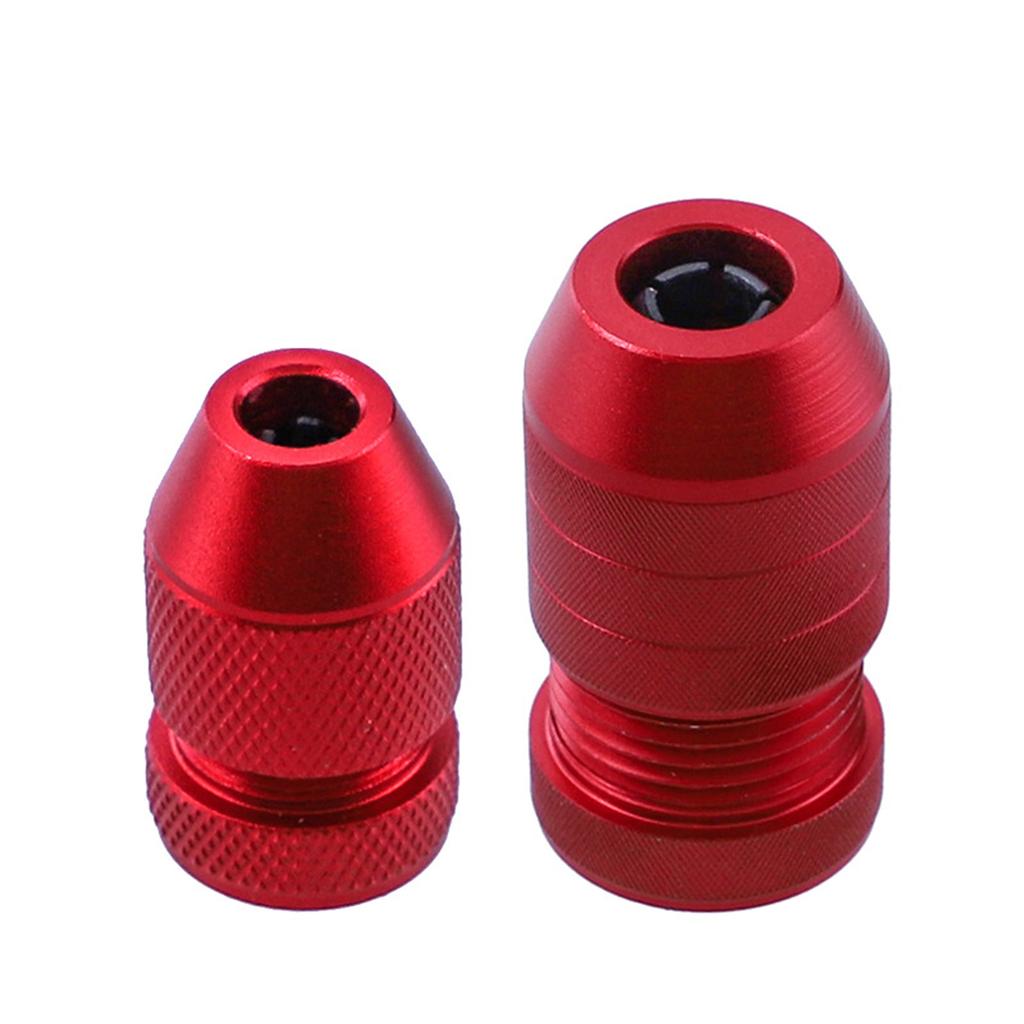 1PC Drill Bit Stop Collar Drill Depth Stop for Drill Bits Aluminum Drill Stop for Woodworking Hand Tools Red