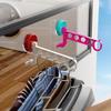 1Pcs Portable 5-Hole Laundry Rack Colorful Suction Cup Hangers For Travel Hotel And Home Drying Accessories