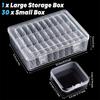 Multiple Grid Jewelry Storage Case DIY Necklace Storage Container  Earrings