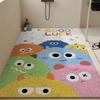 Bathroom Floor Mat Cartoon Wind Silk Ring Non-Slip Mat Shower For The Elderly And Children Bath Floor Mat Anti-Drop Mat Can Be