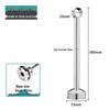 Extra Long Thick Stainless Steel Ceiling-Mounted Clothes Drying Rod Flange Bracket