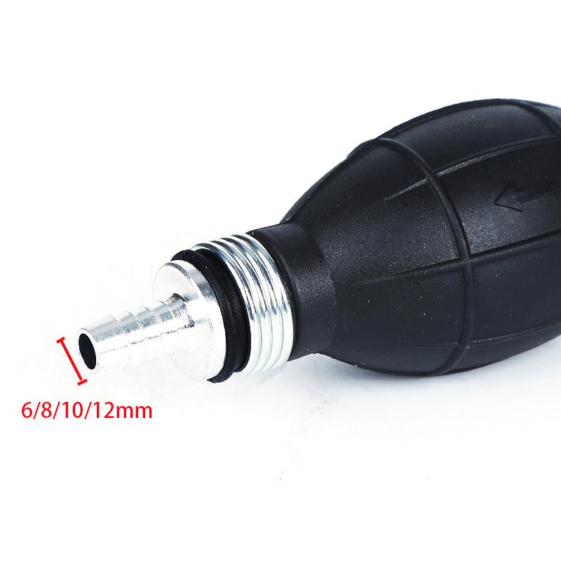 1pcs Hand Fuel Pump Manual Oil Pump Fuel Gas Petrol Transfer Tool Primer Bulb All Fuels For Car Boat Marine Outboard 6/8/10/12mm