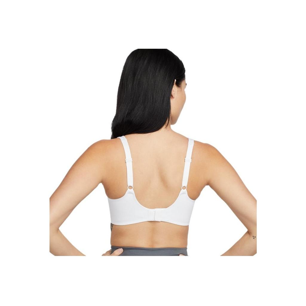 Nike Solid Color Wide Strap Low Impact Sports Bra Women Underwear White DM0531-100