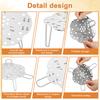 Stainless Steel Steamer Basket Expandable 6-7.68" Foldable Steaming Tray for Vegetable Fruit Mesh Steamer Rack Cooking Cookware