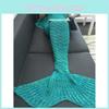 Mermaid Tail Throw Blanket With Acrylic Material For Kids And Adults Perfect For Spring And Fall