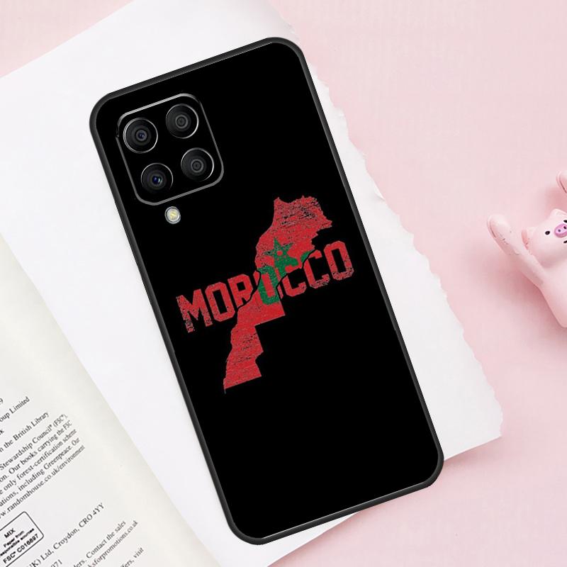 Morocco Map Flag Case For Samsung Galaxy M13 M53 M16 M36 M56 M06 M52 M32 M12 M54 M34 M14 M35 M55 M15 M11 M31