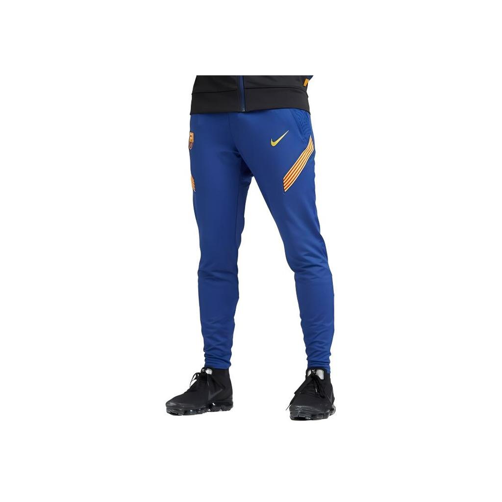 Nike Barcelona Football Club Training Pants With Logo Men Bottoms Blue CD4970-455