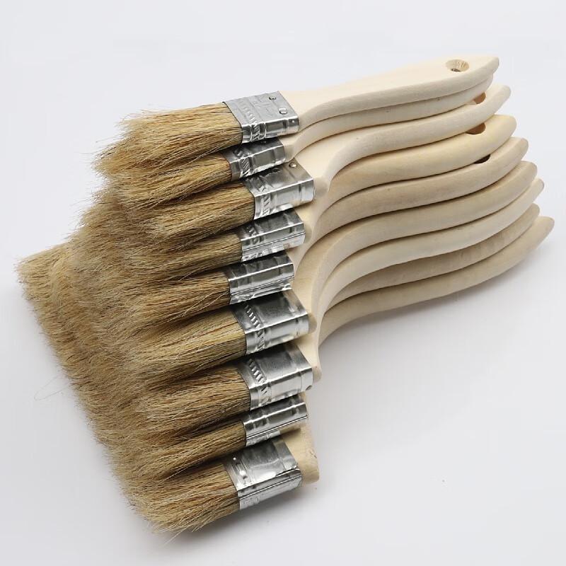 Yunka Wooden Handle Boar Bristle Brush Set