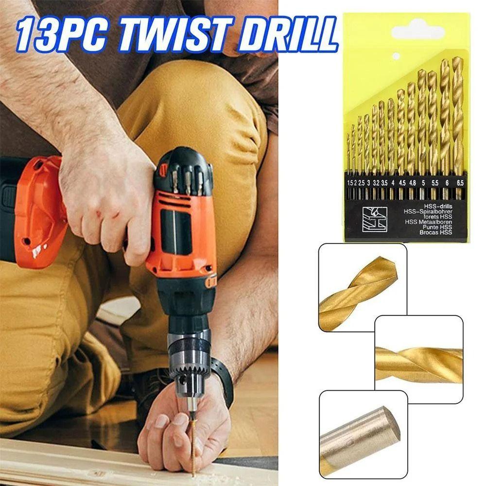 Straight Handle Twist Drill Bit High-Speed Steel Metal Drill Drill Bit