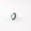 Sky Blue Topaz Gemstone 925 Sterling Silver Jewelry Ring Gift For Girlfriend RR-62-16