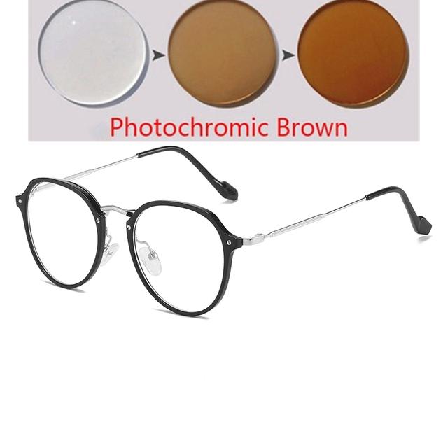 Women Men Polygon Optical Glasses With Prescription Fashion Uv400 Anti Blue Rays Shortsighted Eyewear Diopter 0 -0 .5 -1 .0 To -6