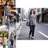 T-shirt da donna a maniche lunghe con scollo rotondo e fantasia floreale, abbigliamento casual per la primavera e l'autunno