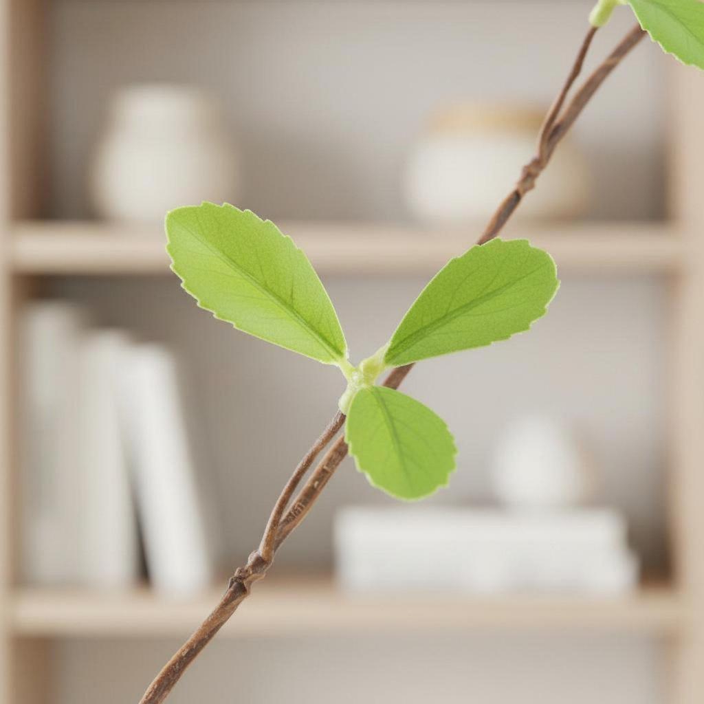 Decorative Dangling Vine Nordic Design Faux Hanging Leaves