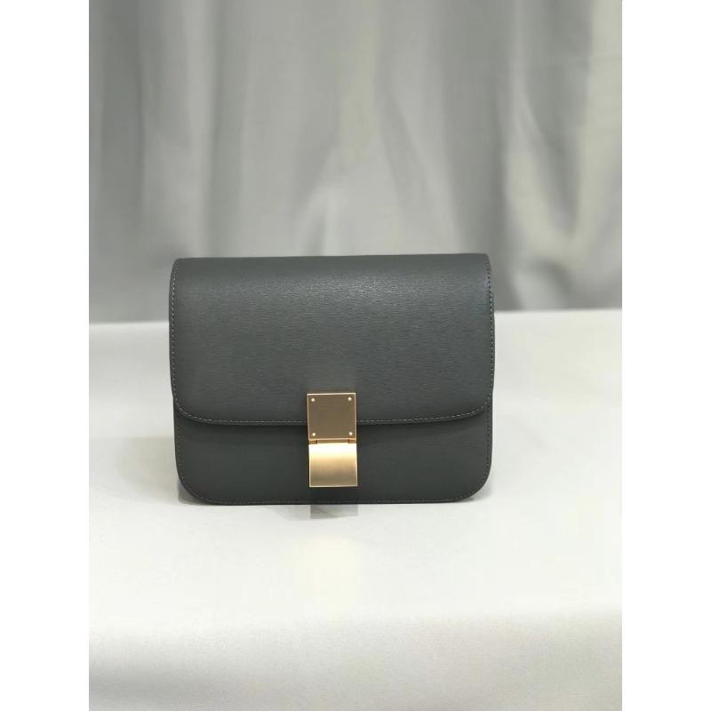 Leather spring and summer new bag women's messenger bag women's box small square bag, women's bag small shoulder tofu bag