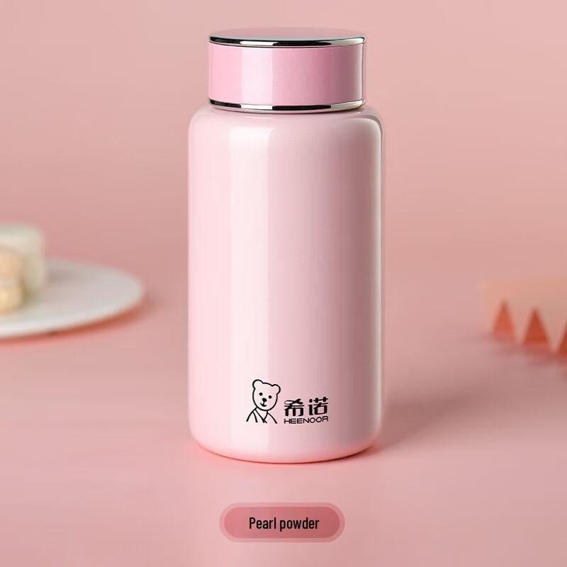 XINO Cute Portable 316L Stainless Steel Insulated Water Bottle for Women 190ML